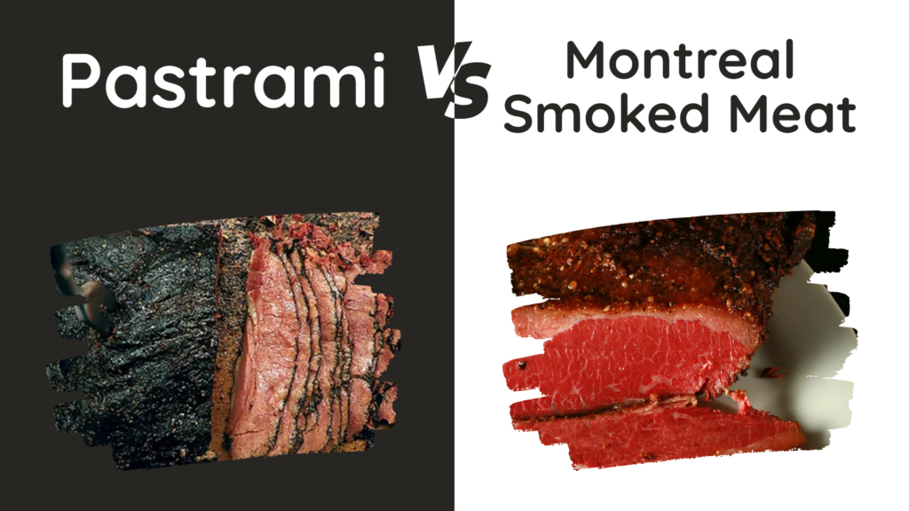 pastrami vs Montreal smoked meat